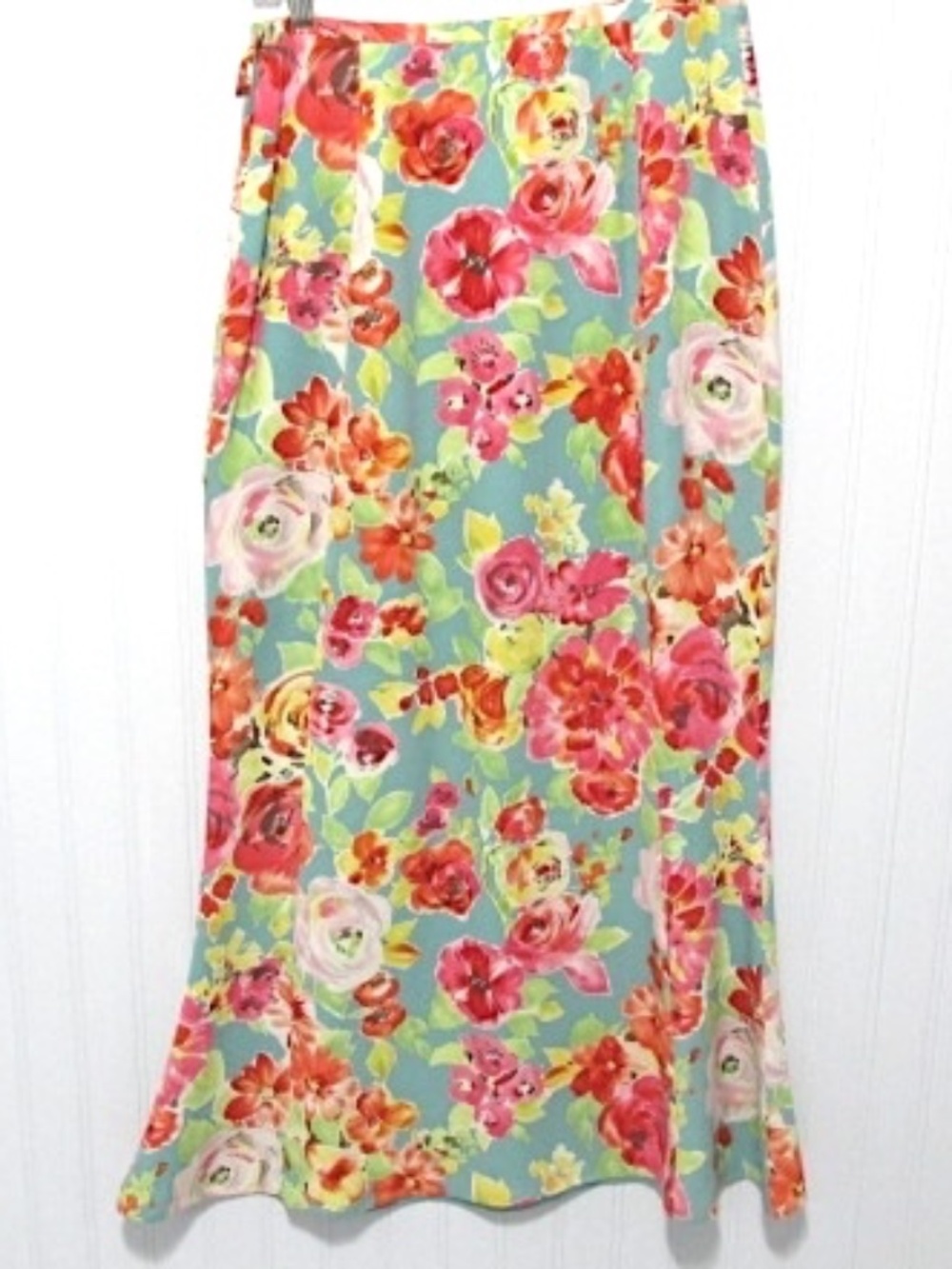 Floral Trumpet Maxi Skirt, Size 4 - Picture 2 of 7